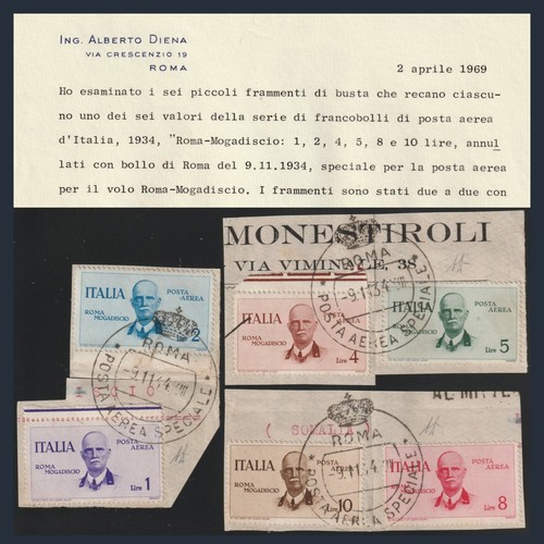 Italia regno posta aerea 1934 - italia,