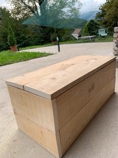 Cassapanca Legno Massiccio Abete Rustica 