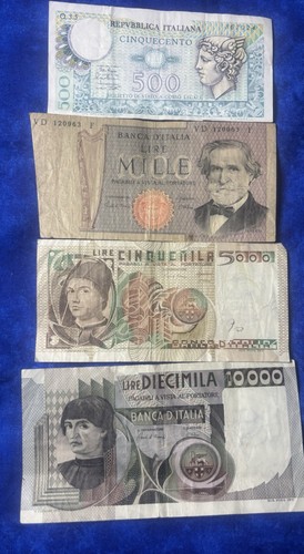 Italy 500 1000 - , lire