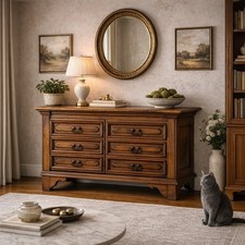Credenza Antica Noce Legni