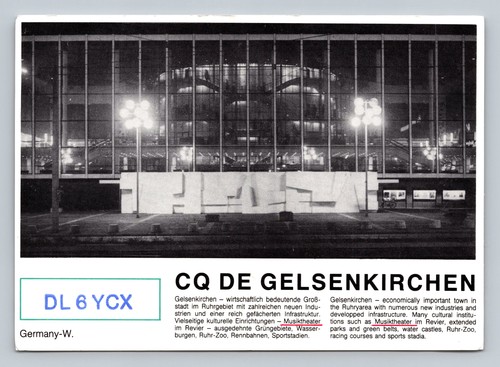 Ham radio qsl dl6ycx - ham,