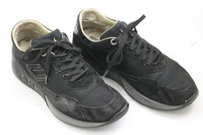 Scarpe donna Cesare paciotti taglia 7.5 Europa 38 nere scamosciate lino S6876