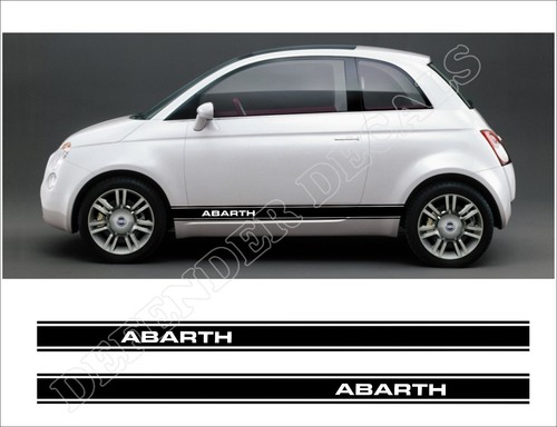 Fiat 500 stripes abarth racing - 500,