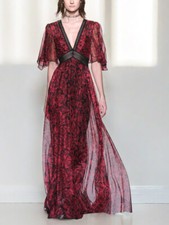 Abito lungo donna floreale