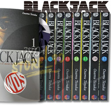 Black jack manga half full - black,