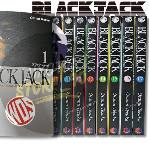 Black jack manga half - black, half/full