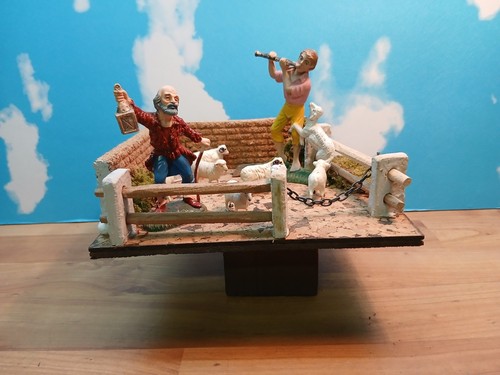 Presepe diorama ovile - presepe,