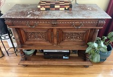 Belgian console with a gray