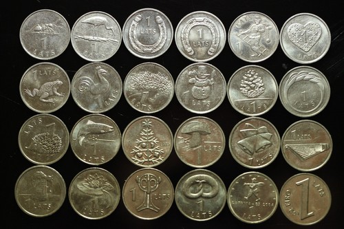 Full set latvia lat - 1, special
