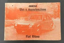 Fiat ritmo uso - uso, manutenzione