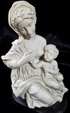 Madonna & Child 10.5" Marble &