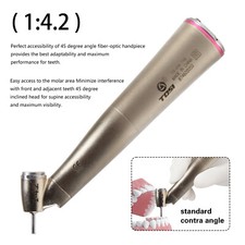 Manipolo dentale 1:4.2 fibra