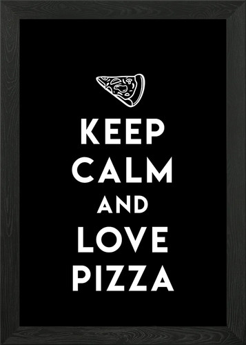 Mantieni calma ama pizza - mantieni, la