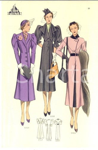 1930 moda donna anni 30 - ca,