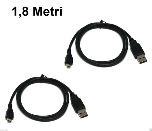 Cavo micro usb 8m - 2x, 1,8m