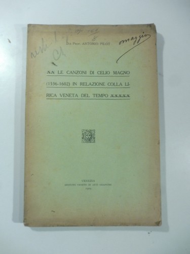 Canzoni celio magno - le,