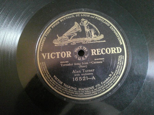 Victor record 16521 alan - 78,