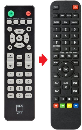 Telecomando nad cd8 - telecomando, adatto