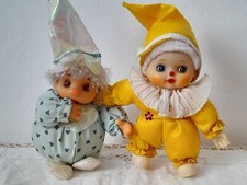 MONCICCI ROSEBONBON FIBA 2 PUPAZZI MINI PAGLIACCI VINTAGE '80