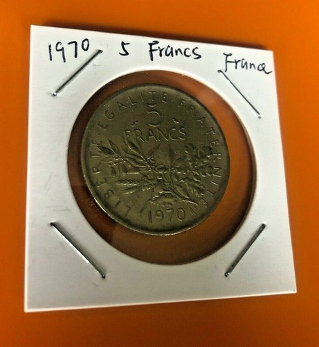 Moneta franchi francia - da, 5