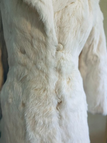 Cappotto coniglio vintage