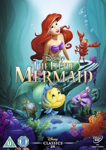 Dvd little mermaid - little,