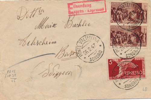 Italia 1947 busta - 1947,