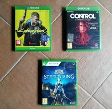 Xbox One Xbox Series X  3 giochi Control + Cyberpunk + Steelrising Versioni ITA
