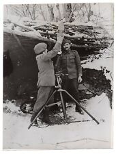 Postazione di GRANATIERI Rumeni - ROMANIA - Lanciagranate - FOTO WW2 - Anno 1943
