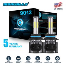 Lampadine per fari LED 6 lati 9012 HIR2 abbaglianti abbaglianti auto camion 6500K lampade bianche