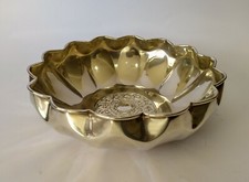 ♥ RIFLESSI D'ARTE COPPA VASSOIO CENTROTAVOLA SILVER PLATED ARGENTO VINTAGE