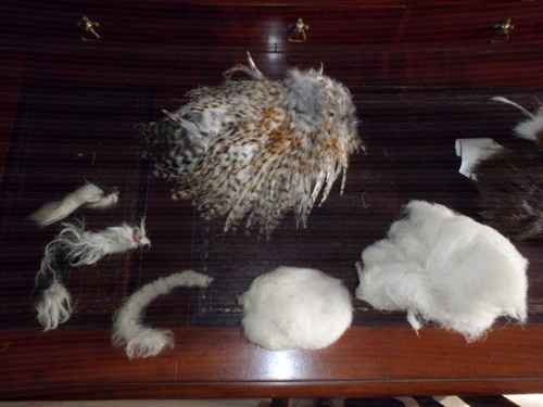 Materiali per legatura mosca - per, a