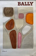 VILLEMOT RARE AFFICHE LITHO