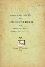 Regolamento organico per - , la