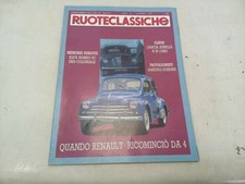 RUOTECLASSICHE OTTOBRE 1990 N.33 RENAULT 4 CV ALFA ROMEO 6C 2500 COLONIALE LA...
