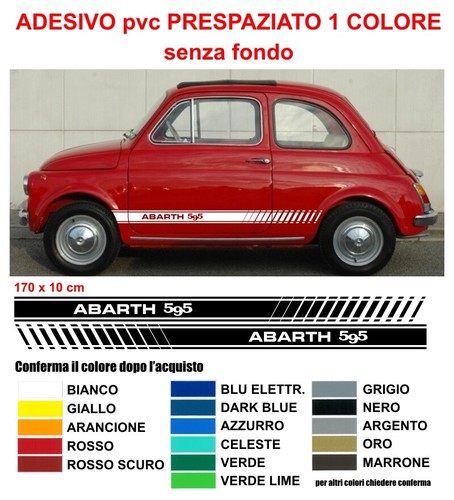 Strisce adesive fiat 500 - strisce,