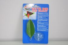 Acquario Betta Letto Foglia Amaca Misura Approx 9 x 4 CM Per Siamese Lotta Pesce
