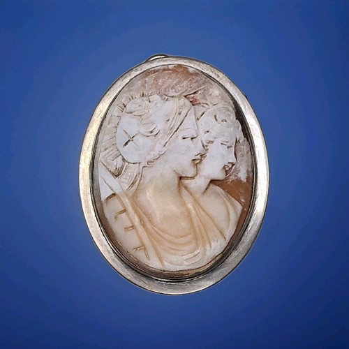 Antico ciondolo cammeo - , a