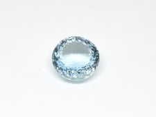 Grande Acquamarina taglio tondo - Colore splendido - Pietra da anello o pendente