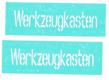 2x STENCIL WW2 GERMAN