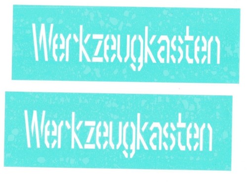 Stencil ww2 german - 2x,