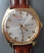 1961 FAVRE LEUBA DUOMATIC AUTOMATICO 36mm MARCATO FL1134 SUL MOVIMENTO 21 JEWELS