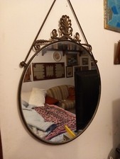 Specchio Rotondo In Ottone