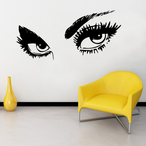 Adesivo murale vinile - , occhi