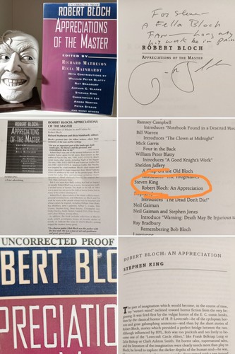 Stephen king proof - proof, joe