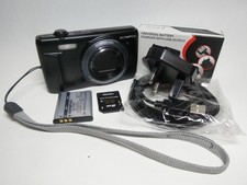 Olympus VR-340 10x ampia custodia in metallo 16 MP fotocamera compatta superzoom e scheda SD da 8 GB