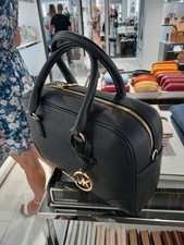 Kors Michael Kors borsa Bauletto Vera Pelle ORIGINALE Mk Blk NUOVAAA Imballata