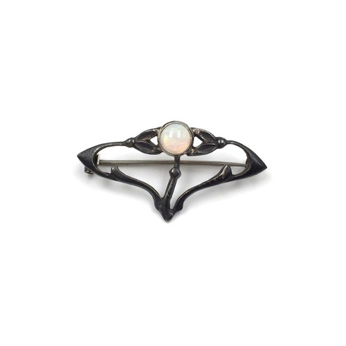 Spilla art nouveau - nouveau, argento