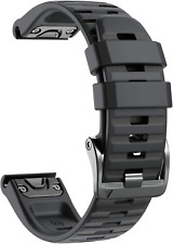 Cinturino per Garmin Fenix 6/6 Pro/Fenix 5/5 Plus/Forerunner 935/945 Nero 22Mm