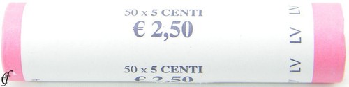 Rotolino lettonia centesimi - rotolino, 5
